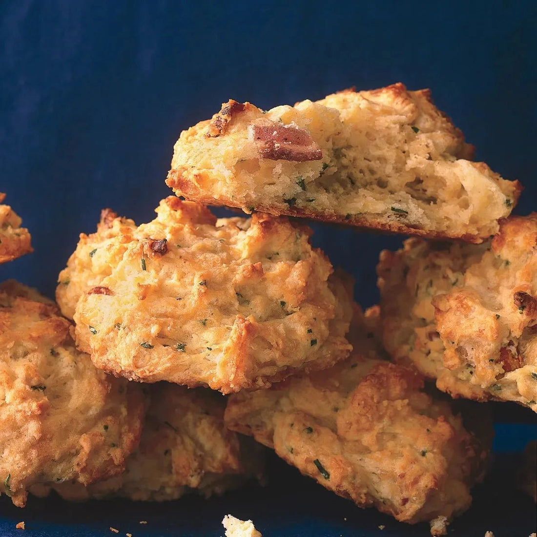 Bacon & Cheddar Biscuits - My Epicurean Kitchen
