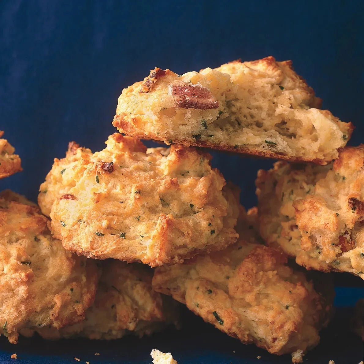 Bacon & Cheddar Biscuits - My Epicurean Kitchen