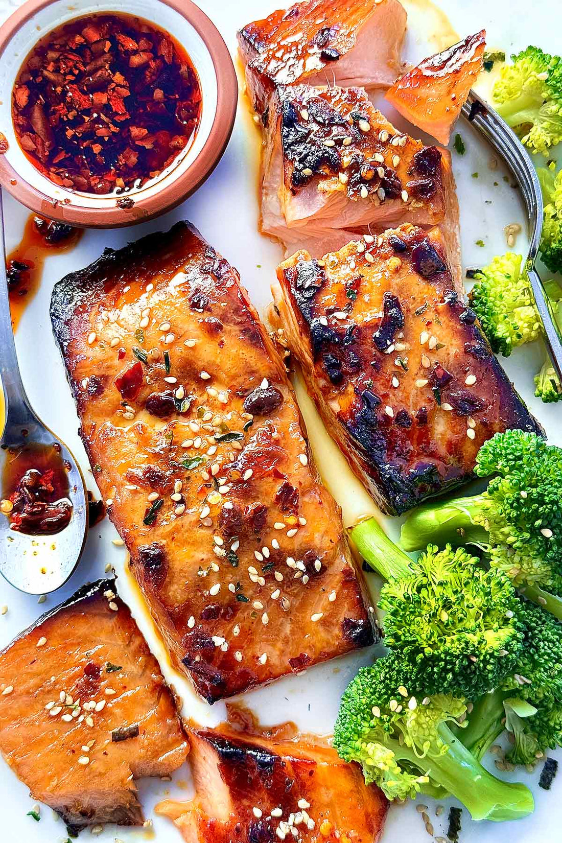Chili Crisp Salmon - My Epicurean Kitchen