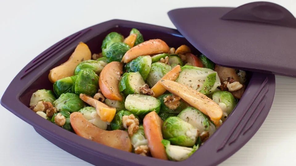 Holiday Brussels Sprouts & Apples - My Epicurean Kitchen