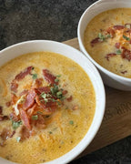 Bacon Loaded Potato Vegan Seasoning - Smoky Cheese & Chive Blend - My Epicurean Kitchen