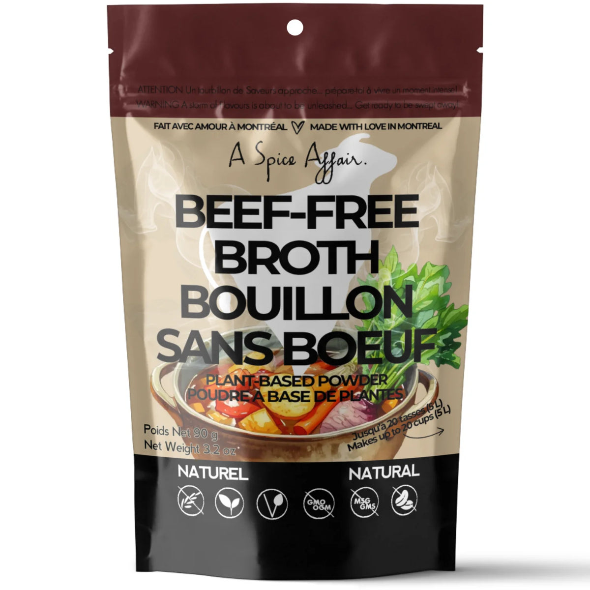 Beef-Free Broth - Plant-based, Vegan & Gluten-Free