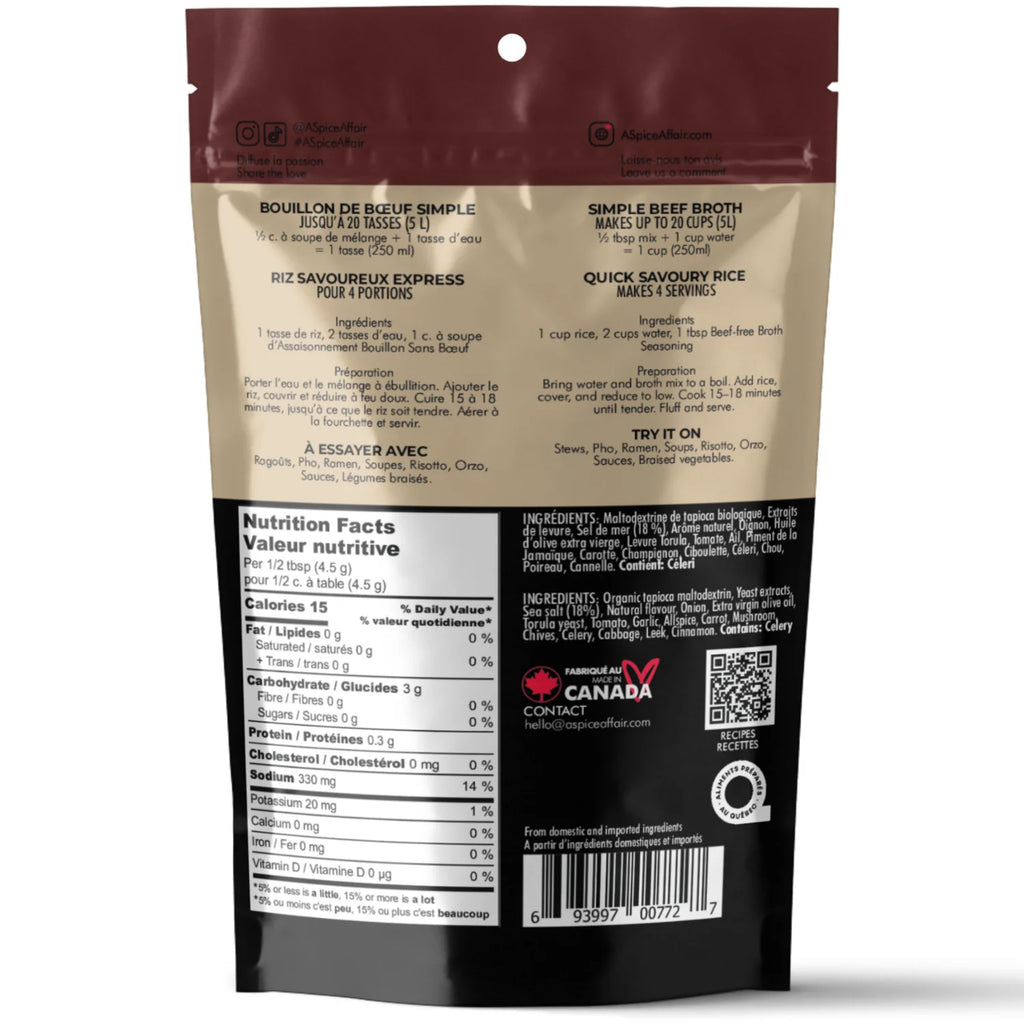 Beef-Free Broth - Plant-based, Vegan & Gluten-Free