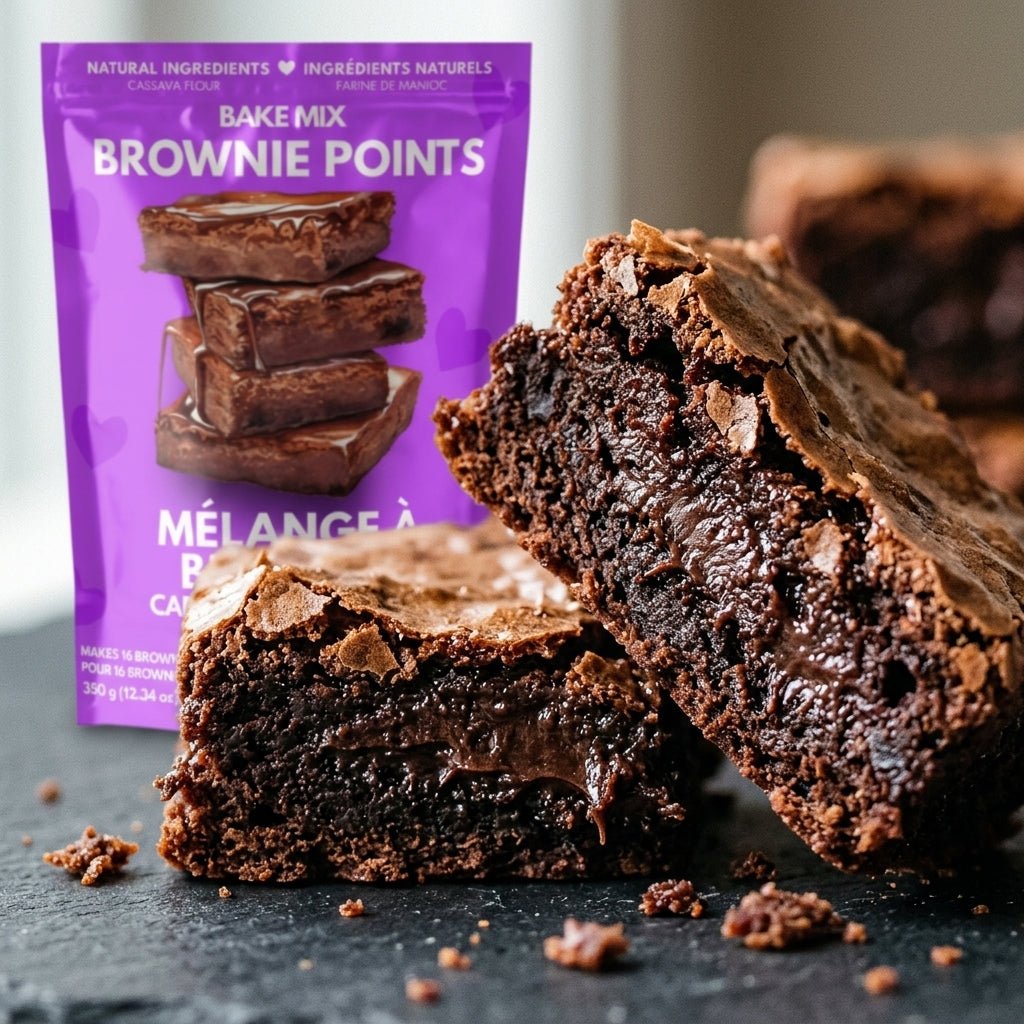 "Brownie Points" Gluten Free Bake Mix - Premium Cassava Flour - My Epicurean Kitchen