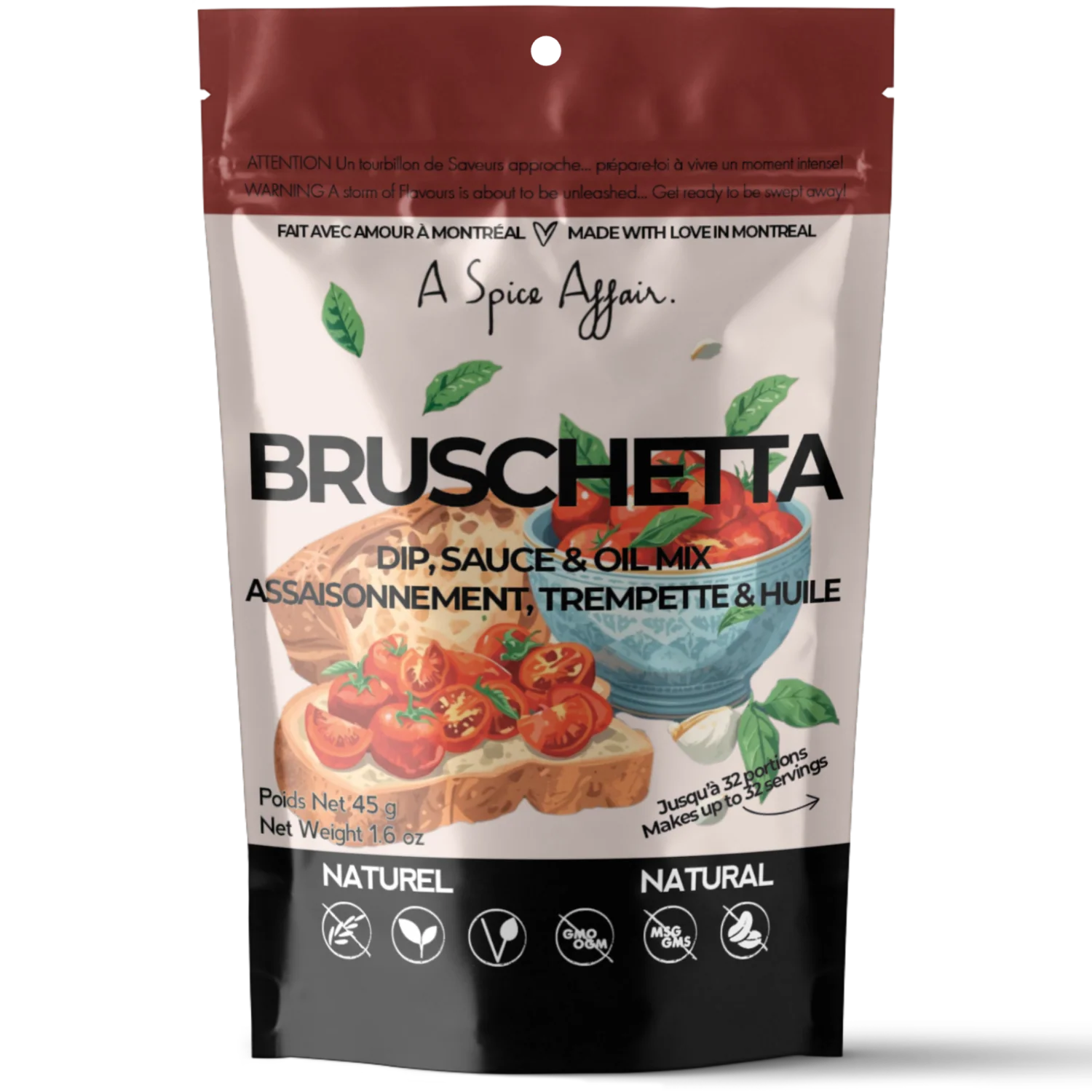Bruschetta Dip Mix - Versatile Authentic Mediterranean Flavour