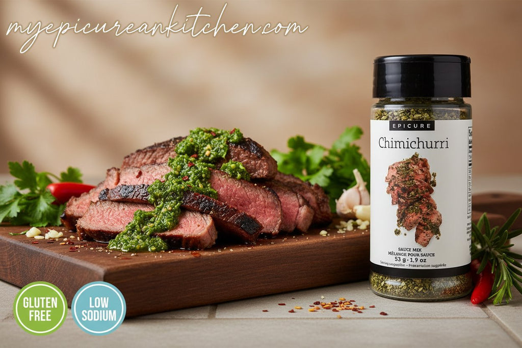 Chimichurri Sauce Mix - Authentic Argentine Blend for Grilled Meats - My Epicurean Kitchen