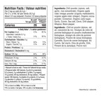 Nutrition facts for Cincinatti Chili Seasoning Epicure 