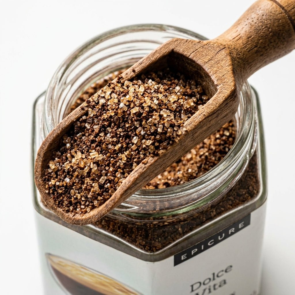 Dolce Vita Latte Mix - Organic Coconut Sugar Coffee Blend - My Epicurean Kitchen