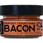 60g Jar of Partout Everything Bacon seasoning on a white background