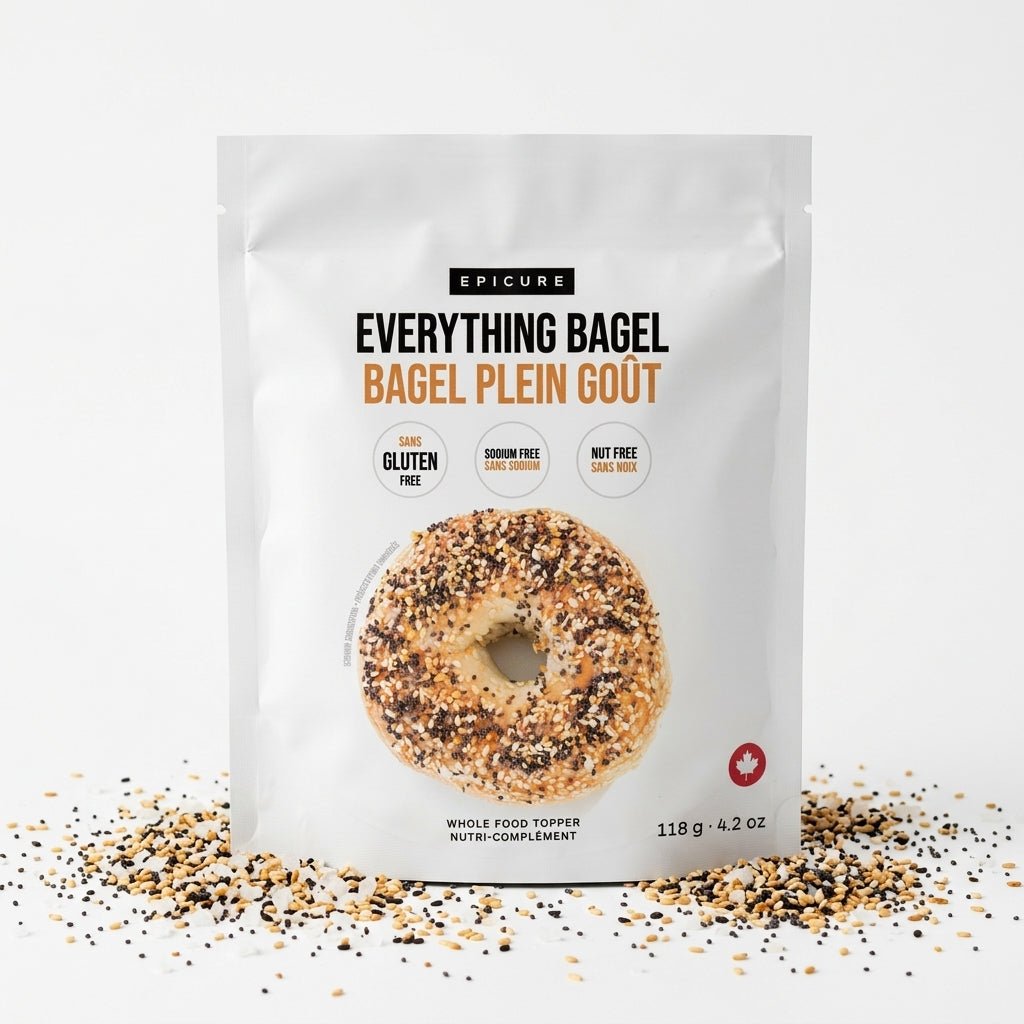 Everything Bagel Whole Food Topper - Gluten-Free Vegan Seasoning - My Epicurean Kitchen