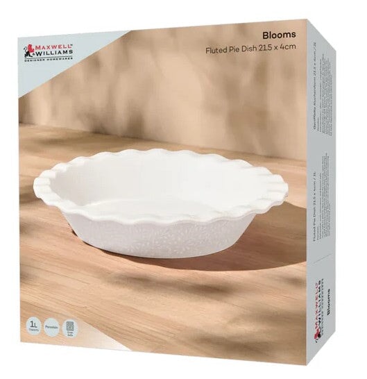 Fluted Pie Plate, Maxwell & Williams Bakeware My Epicurean Kitchen 