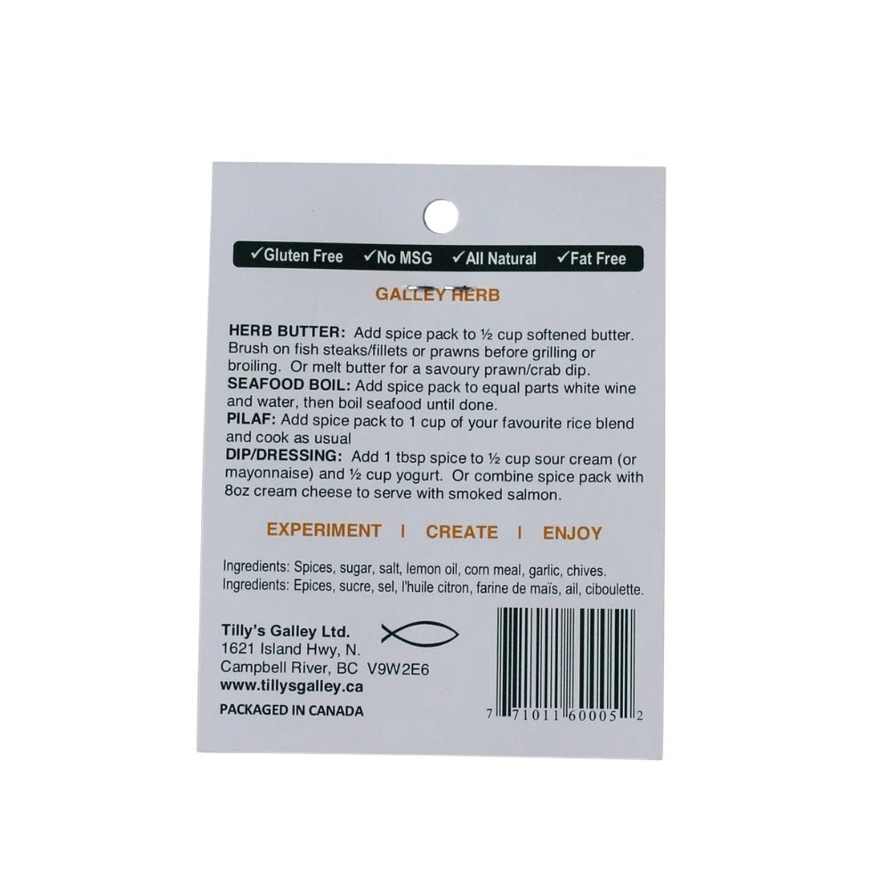 Galley Herb Spice Blend – All-Natural, Gluten-Free Seasoning - My Epicurean Kitchen