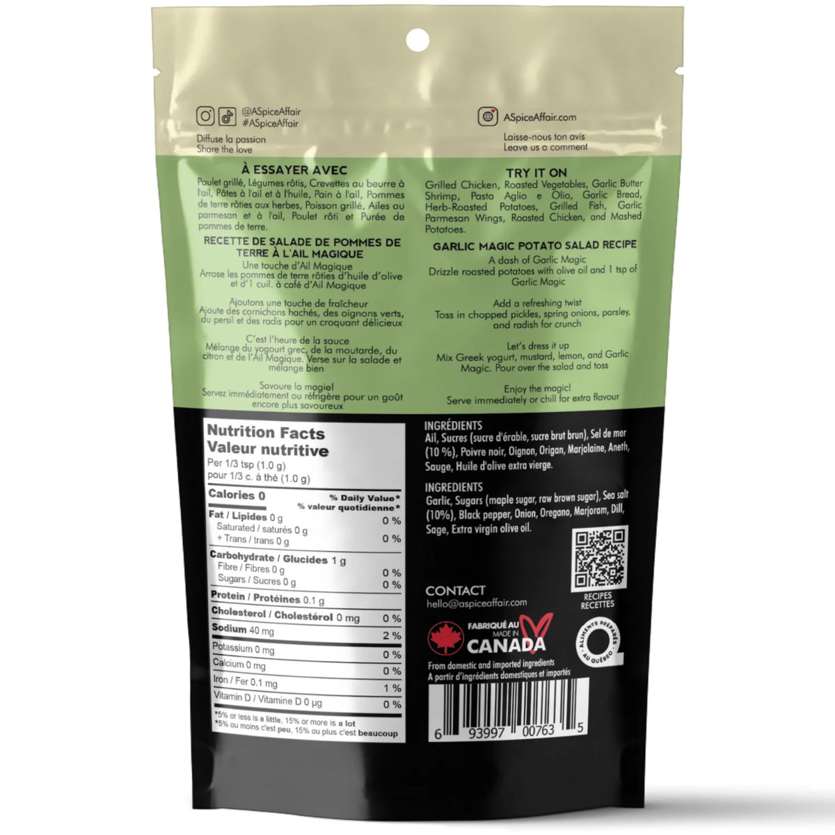 Garlic Magic Seasoning - Gluten-Free Herb & Spice Mix