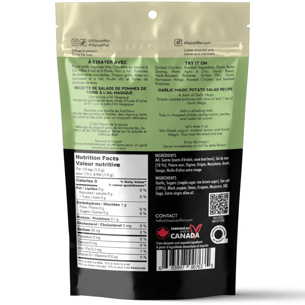 Garlic Magic Seasoning - Gluten-Free Herb & Spice Mix - My Epicurean Kitchen