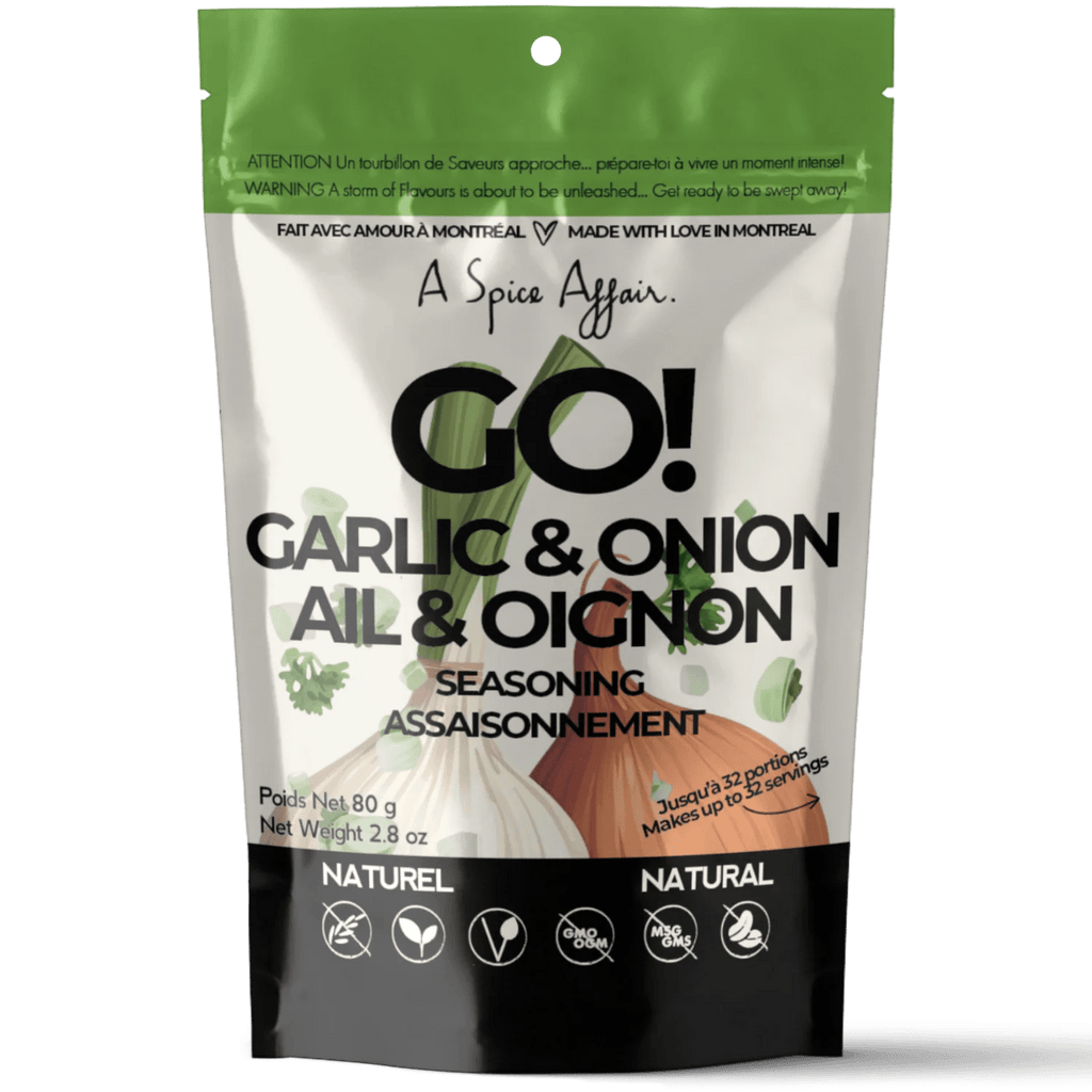 GO! Garlic & Onion Seasoning - Gluten-Free Canadian Spice Blend - My Epicurean Kitchen