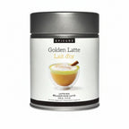 Epicure Golden Latte latte mix canister on a white background