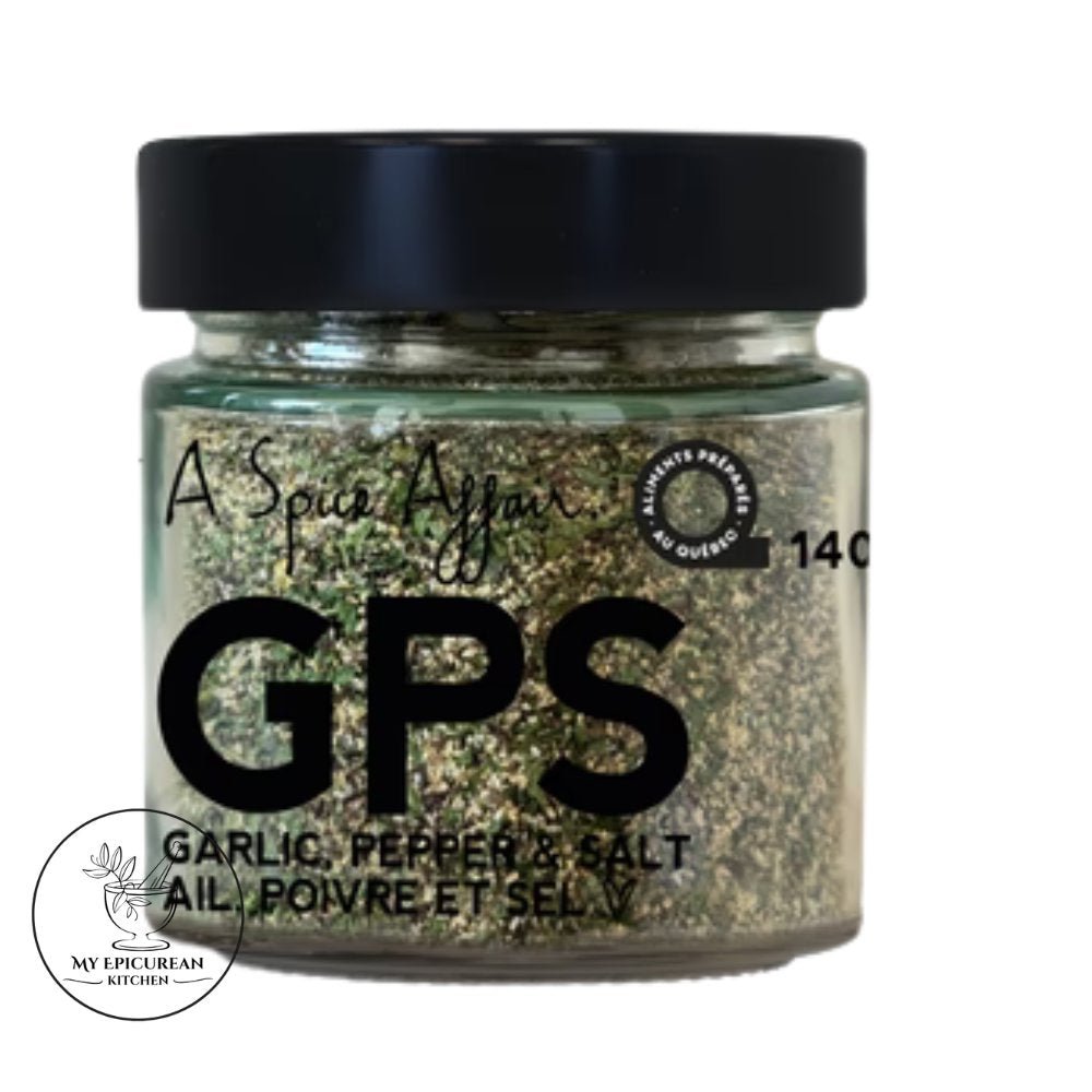 140g jar GPS - Garlic, Pepper, Salt - My Epicurean Kitchen