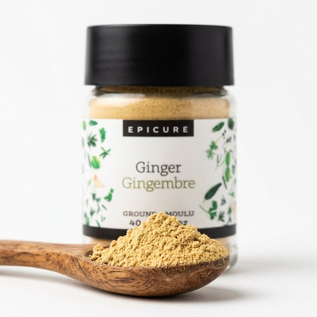 Ground Ginger Spice - Non-GMO, Vegan, Kosher - My Epicurean Kitchen