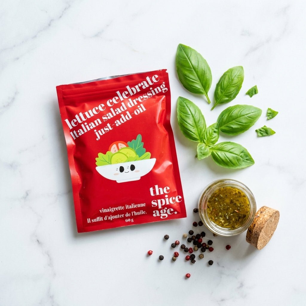 Italian Salad Dressing Blend "Lettuce Celebrate" — No Preservatives, Gluten Free - My Epicurean Kitchen