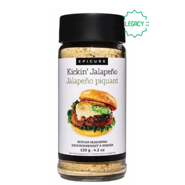 Kickin' Jalapeno Burger Seasoning Epicure 