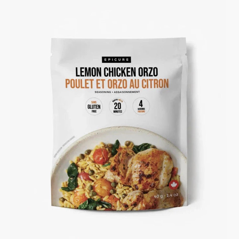 Lemon Chicken Orzo Seasoning Blend - Mediterranean Herbs & Nutritional Yeast - Dairy-Free - My Epicurean Kitchen