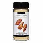 Epicure Lemon Pepper seasoning jar on a white background