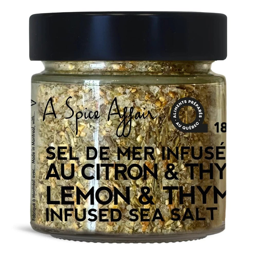 Lemon & Thyme Infused Sea Salt – Premium Finishing Salt for Fish, Vegetables & Meat - My Epicurean Kitchen