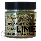 180g jar Lime-Infused Sea Salt - My Epicurean Kitchen