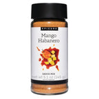 Jar of Epicure Mango Habanero sauce mix on a white background