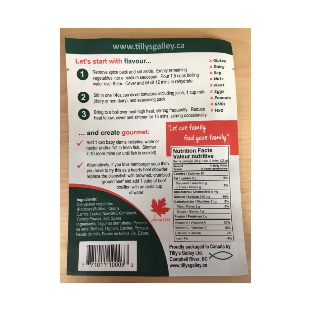 Manhattan Style Chowder Mix – Gluten-Free All-Natural Soup Base - My Epicurean Kitchen