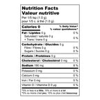 Nutrition facts for Maple-Infused Sea Salt - My Epicurean Kitchen