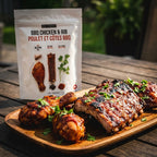 Dry spice rub pouch — Prepared BBQ Platter | Generated by Modelize