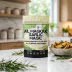 Flexible stand-up seasoning pouch — Culinary Lifestyle Scene | Generated by Modelize