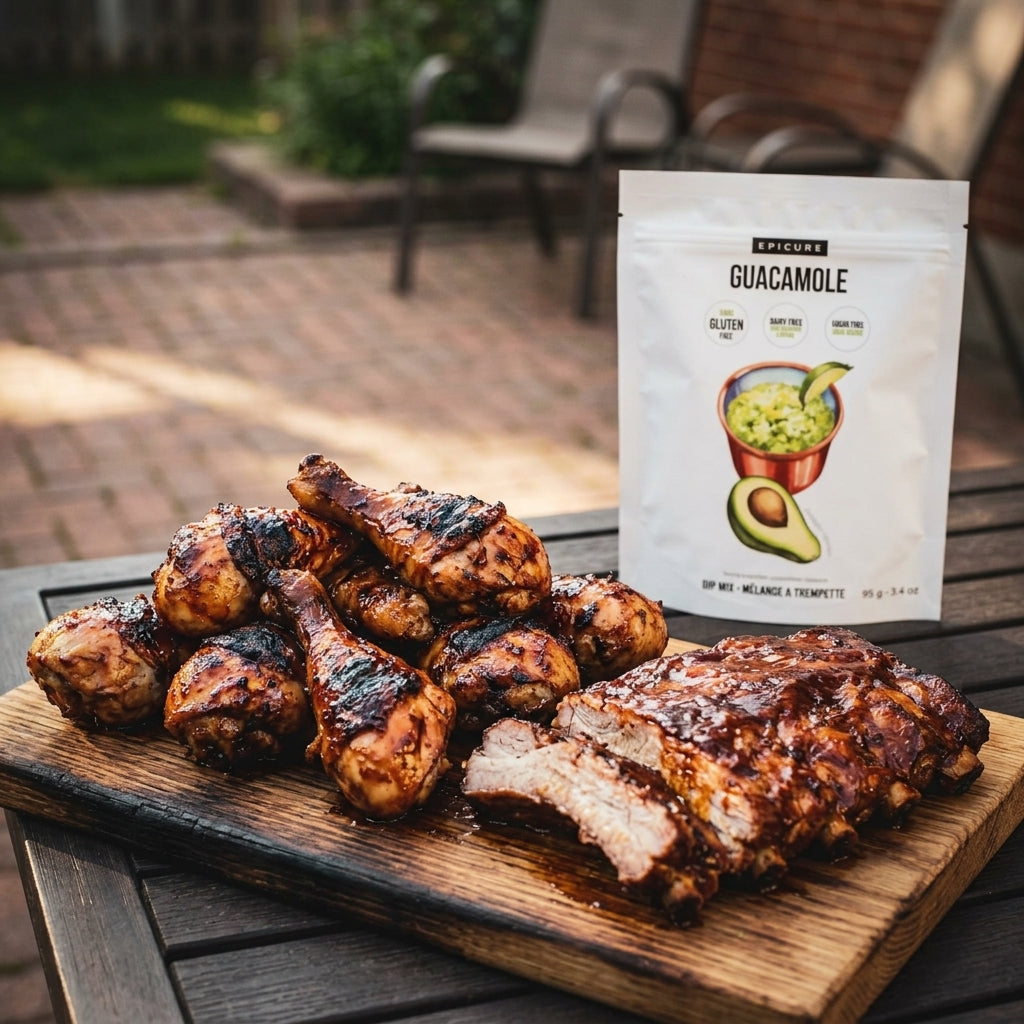 Seasoning Pouch — Prepared BBQ Platter | Generated by Modelize