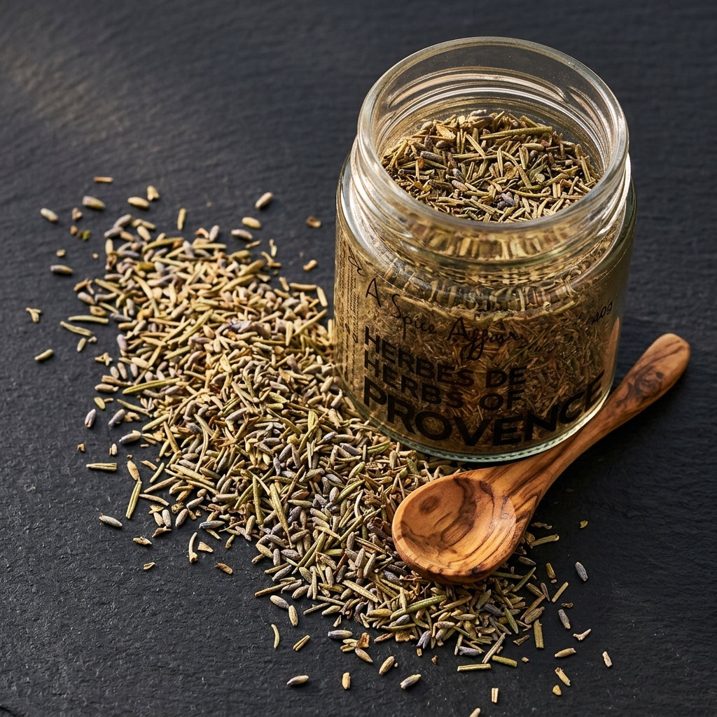 Culinary herb spice jar — Artisan Ingredient Flat Lay | Generated by Modelize