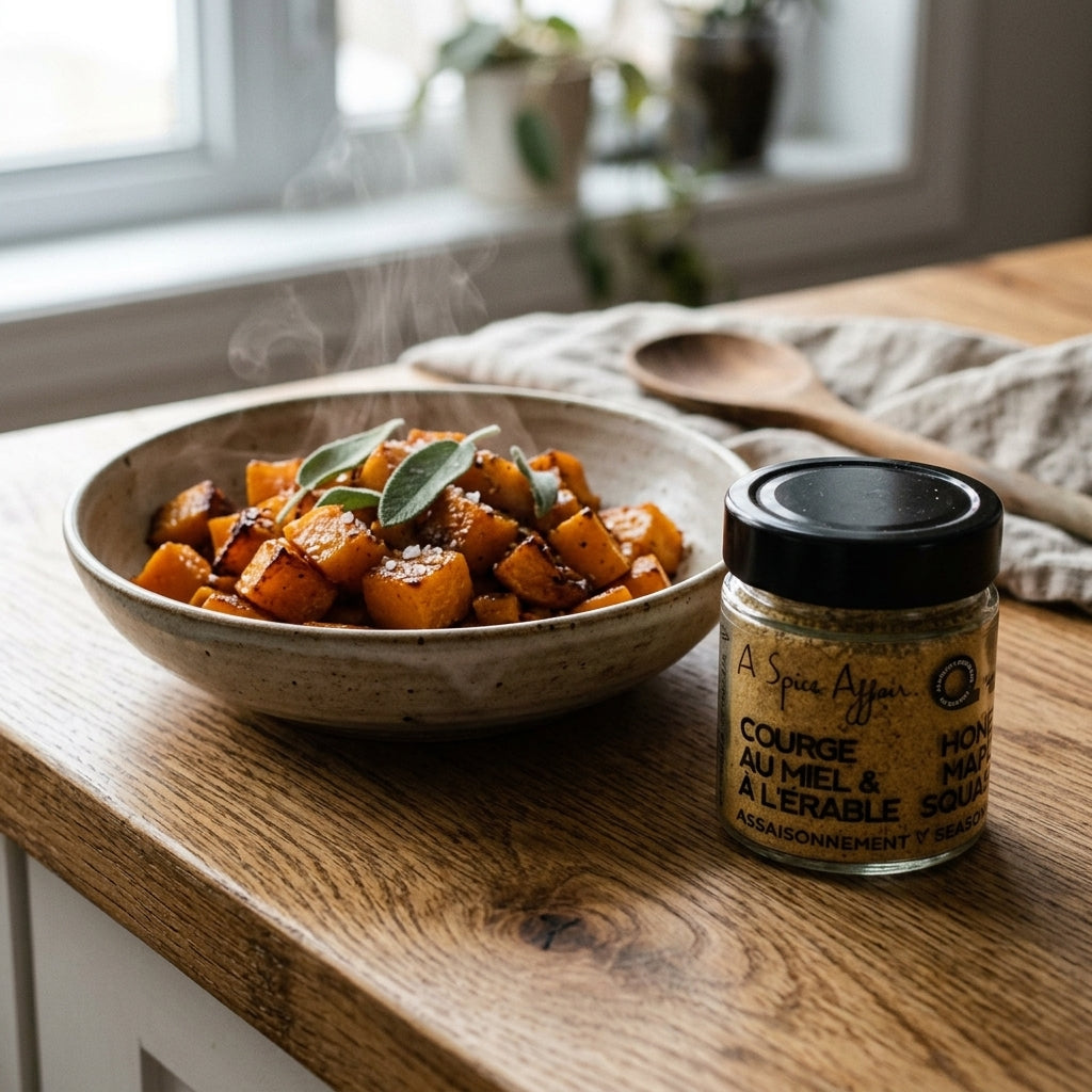 Spice Seasoning Jar — Roasted Squash Lifestyle | Generated by Modelize