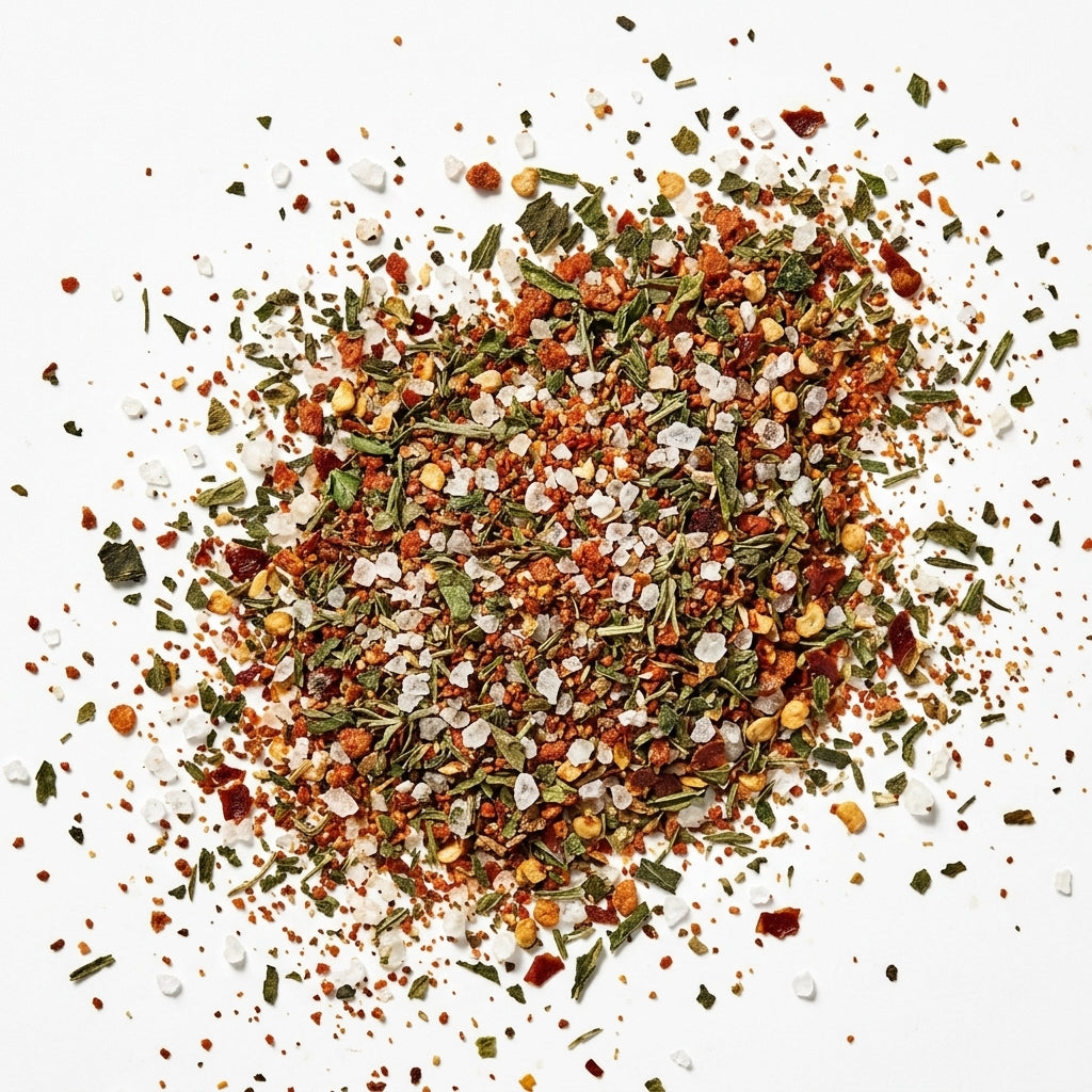 Dry seasoning blend — Seasoning Texture Macro | Generated by Modelize