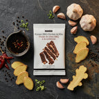 Sauce and marinade pouch — Ingredients Flat Lay | Generated by Modelize
