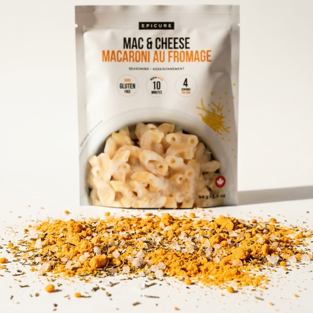 Food Seasoning Pouch — Seasoning Texture Macro | Generated by Modelize