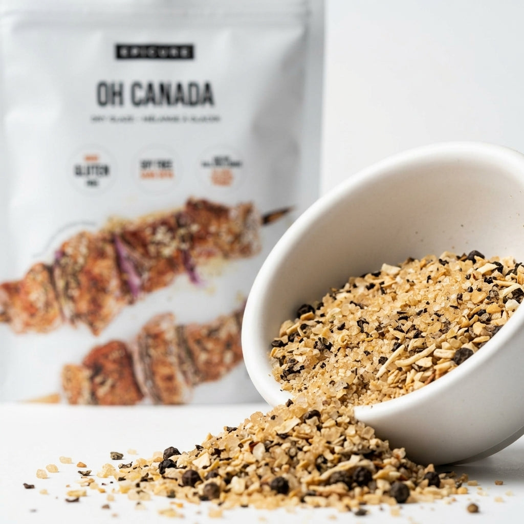 Dry glaze seasoning pouch — Texture Detail | Generated by Modelize