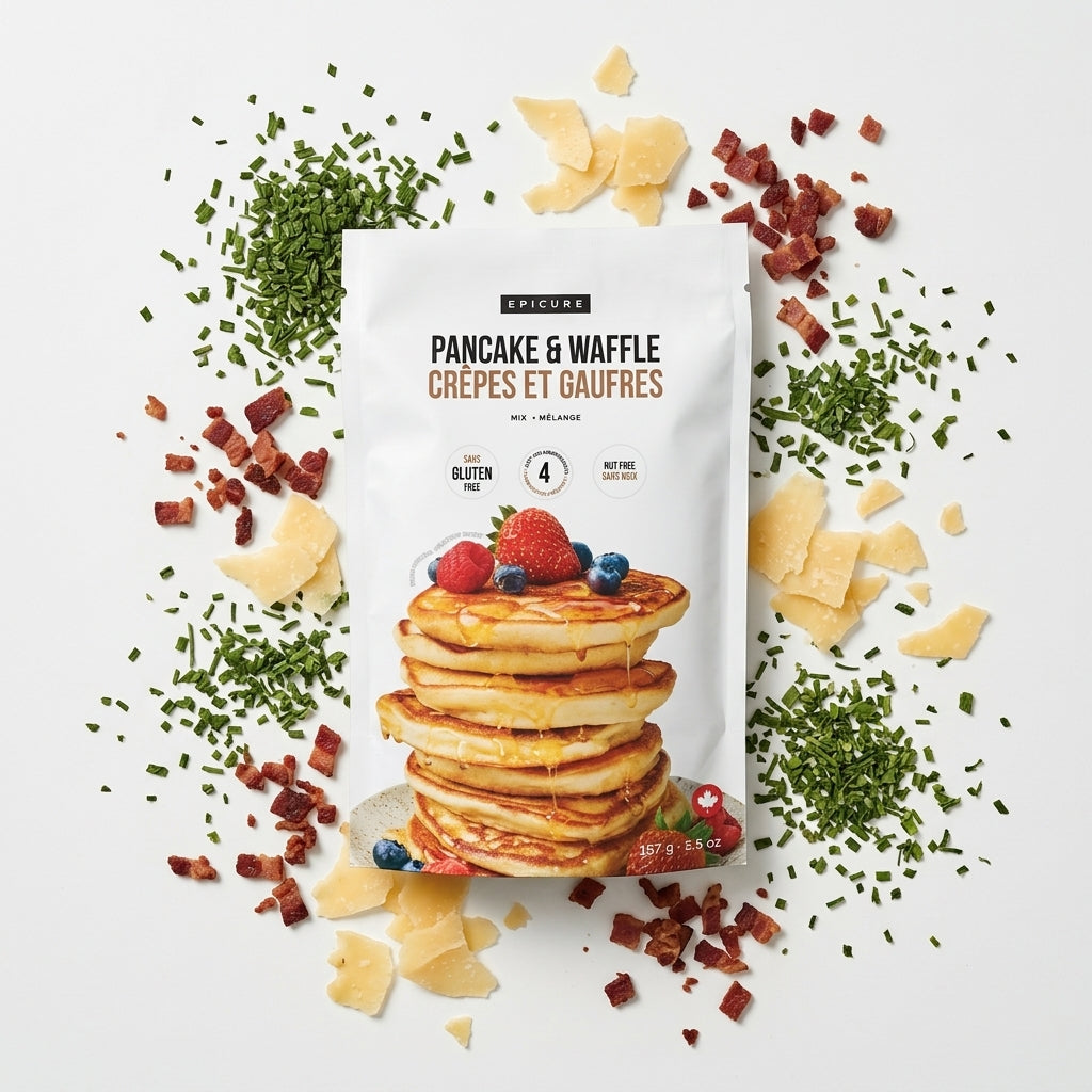 Food packaging pouch — Ingredient Flat Lay | Generated by Modelize