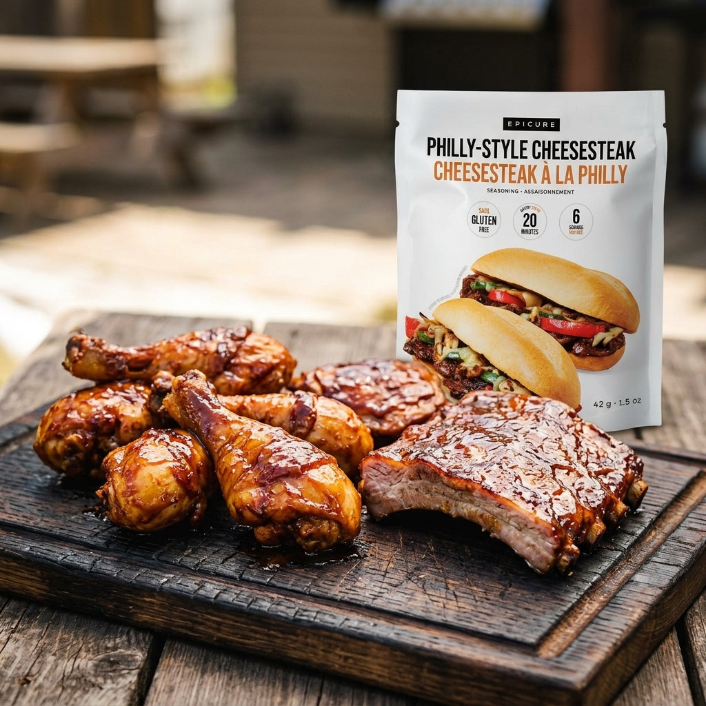 Seasoning pouch — Prepared BBQ Platter | Generated by Modelize