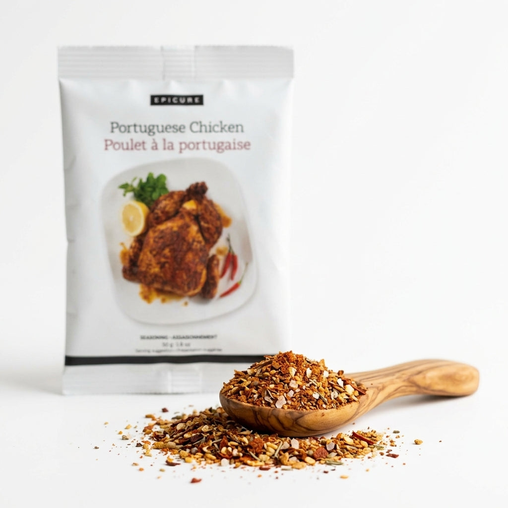 Spice blend seasoning pouch — Spice Texture Macro | Generated by Modelize