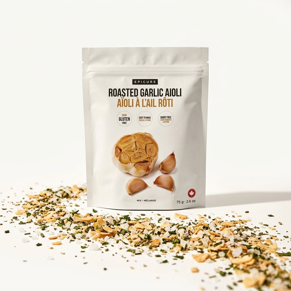 Seasoning mix pouch — Seasoning Texture Macro | Generated by Modelize