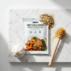 Food seasoning pouch — Ingredients Flat Lay | Generated by Modelize