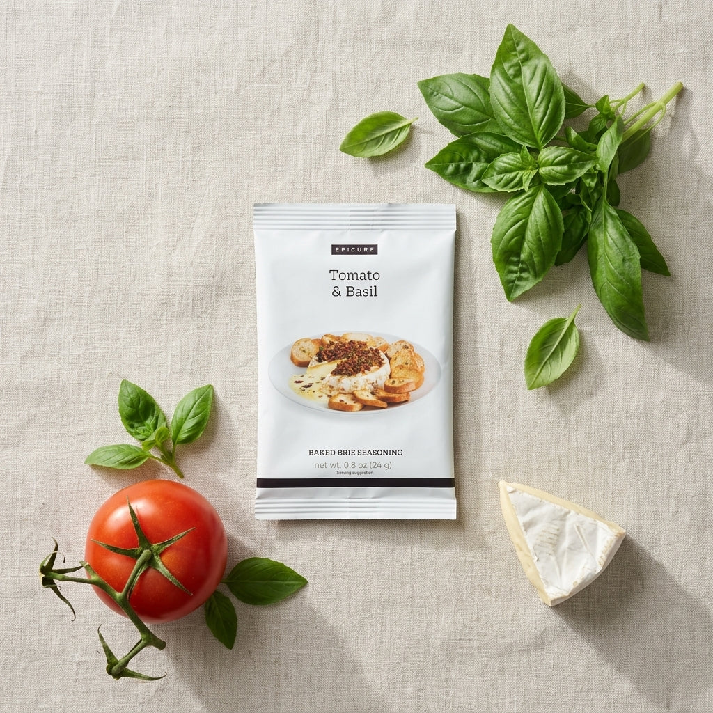 Food seasoning packet — Ingredients Flat Lay | Generated by Modelize