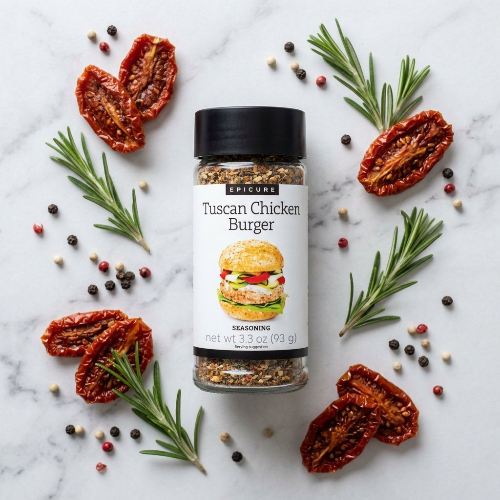 Seasoning Mix — Fresh Ingredient Flat Lay | Generated by Modelize