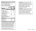 Nutrition facts for Nashville Hot Chicken Sandwich Seasoning Epicure 