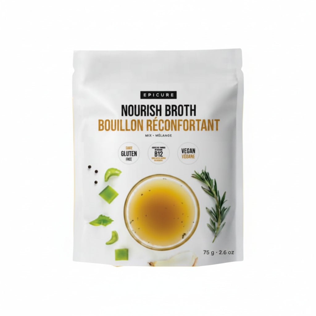 Nourish Broth Mix - Instant Vegan Broth - Gluten Free - My Epicurean Kitchen