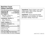 Nutrition facts for Oh Canada Dry Glaze Epicure 